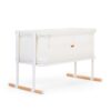 Evolux Bedside & Crib – White