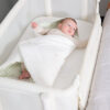 Evolux Bedside & Crib – White