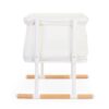 Evolux Bedside & Crib – White