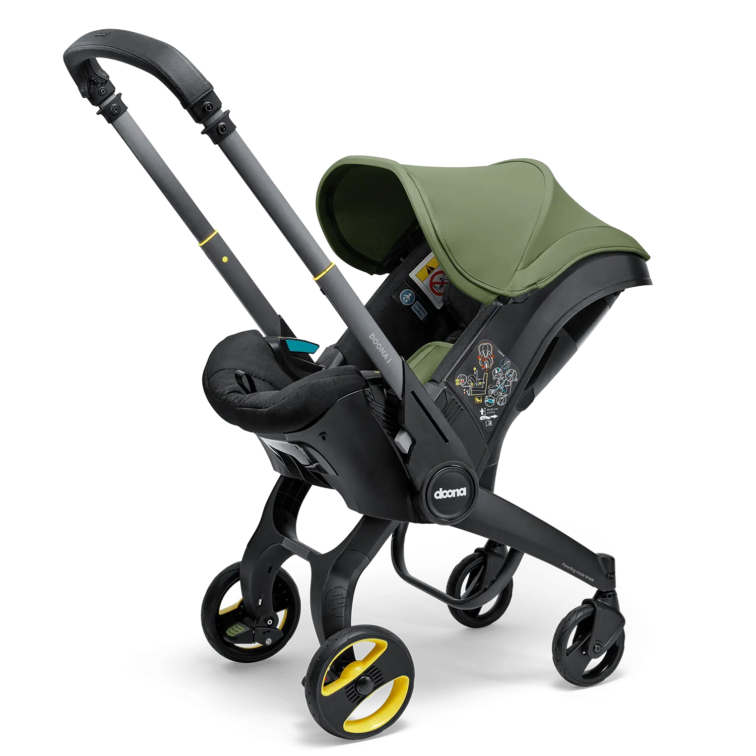 DOONA_i_Desert_Green_055005_Stroller_angle_