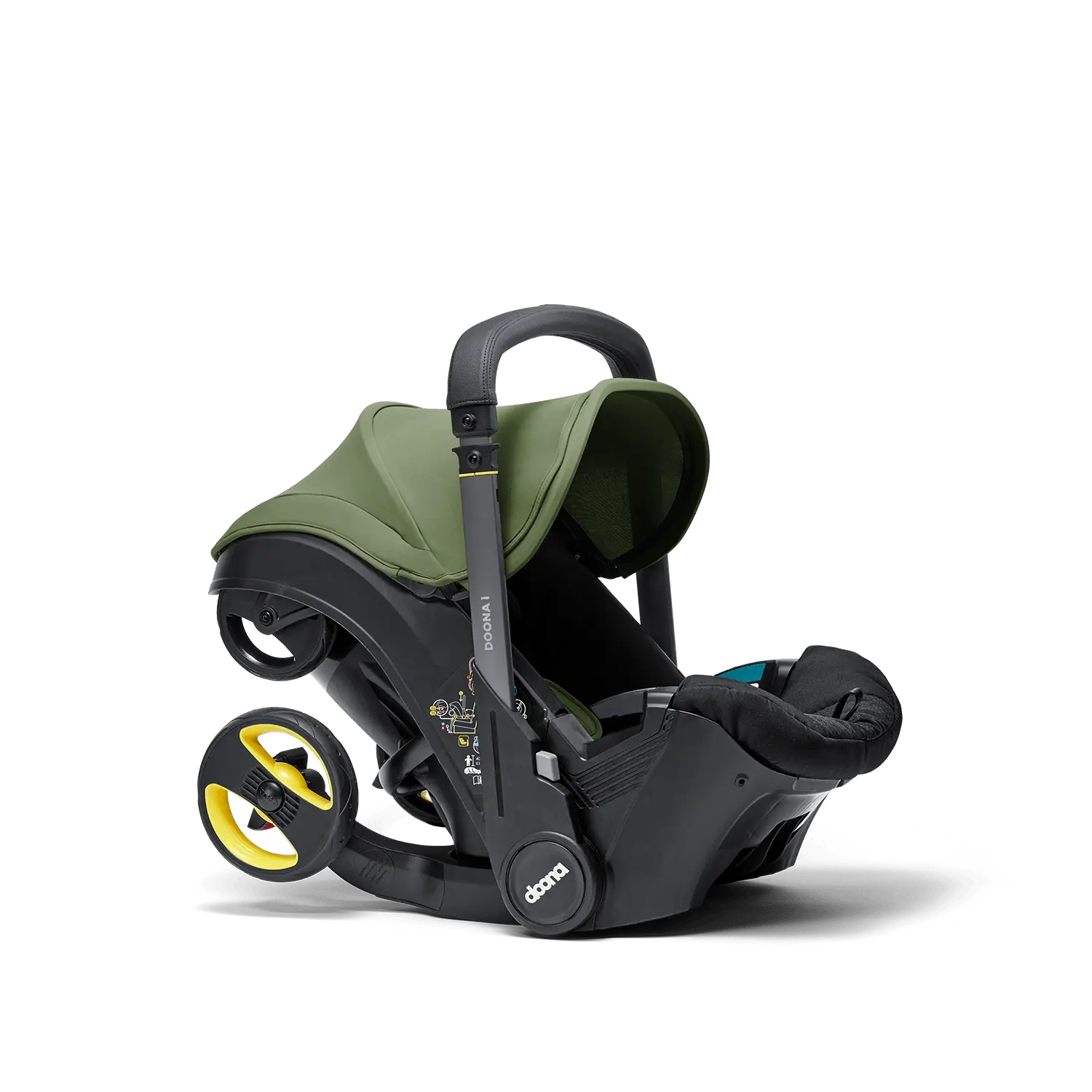 DOONA_i_Desert_Green_085011_Carry_Car_seat_angle_REVERSE